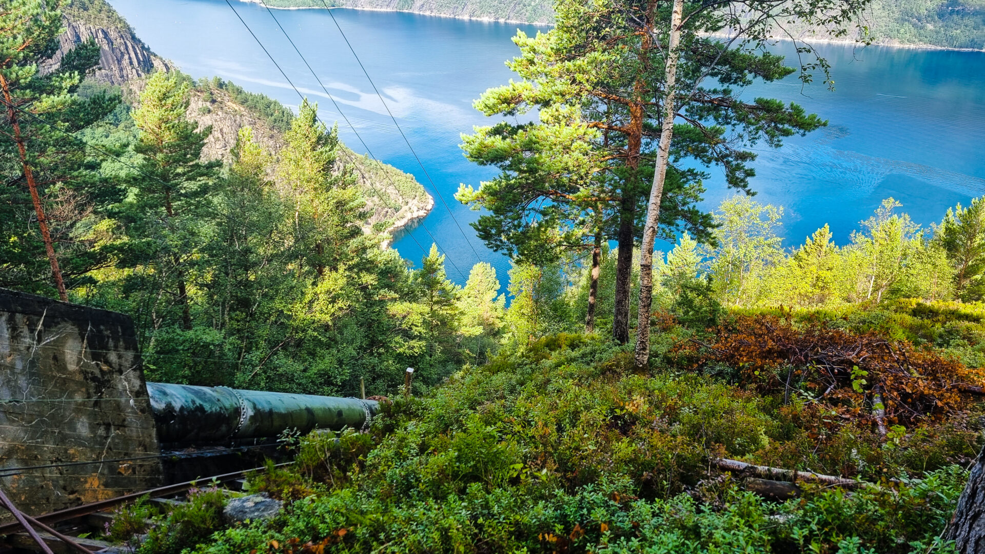From the Flørli stairs