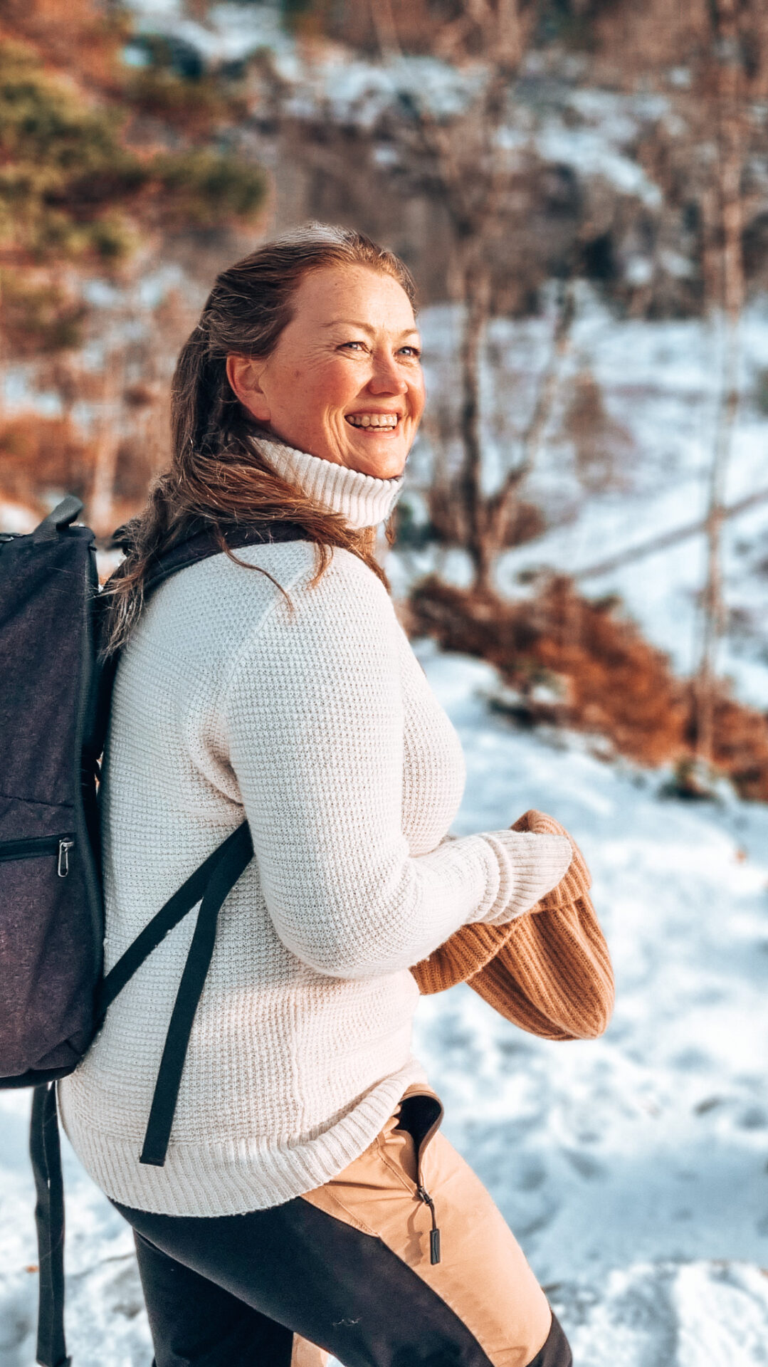 Portrett fra fottur til Preikestolen