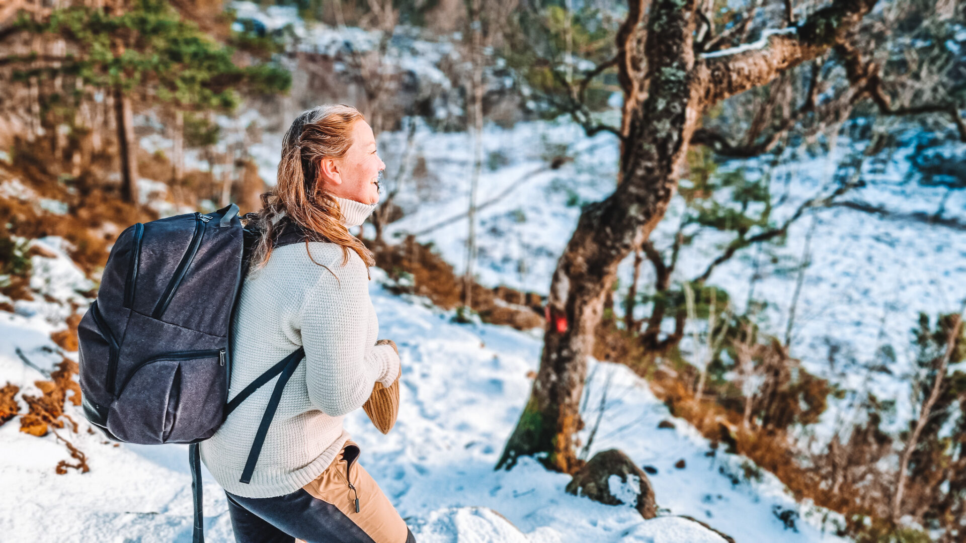 Fotturen til Preikestolen om vinteren