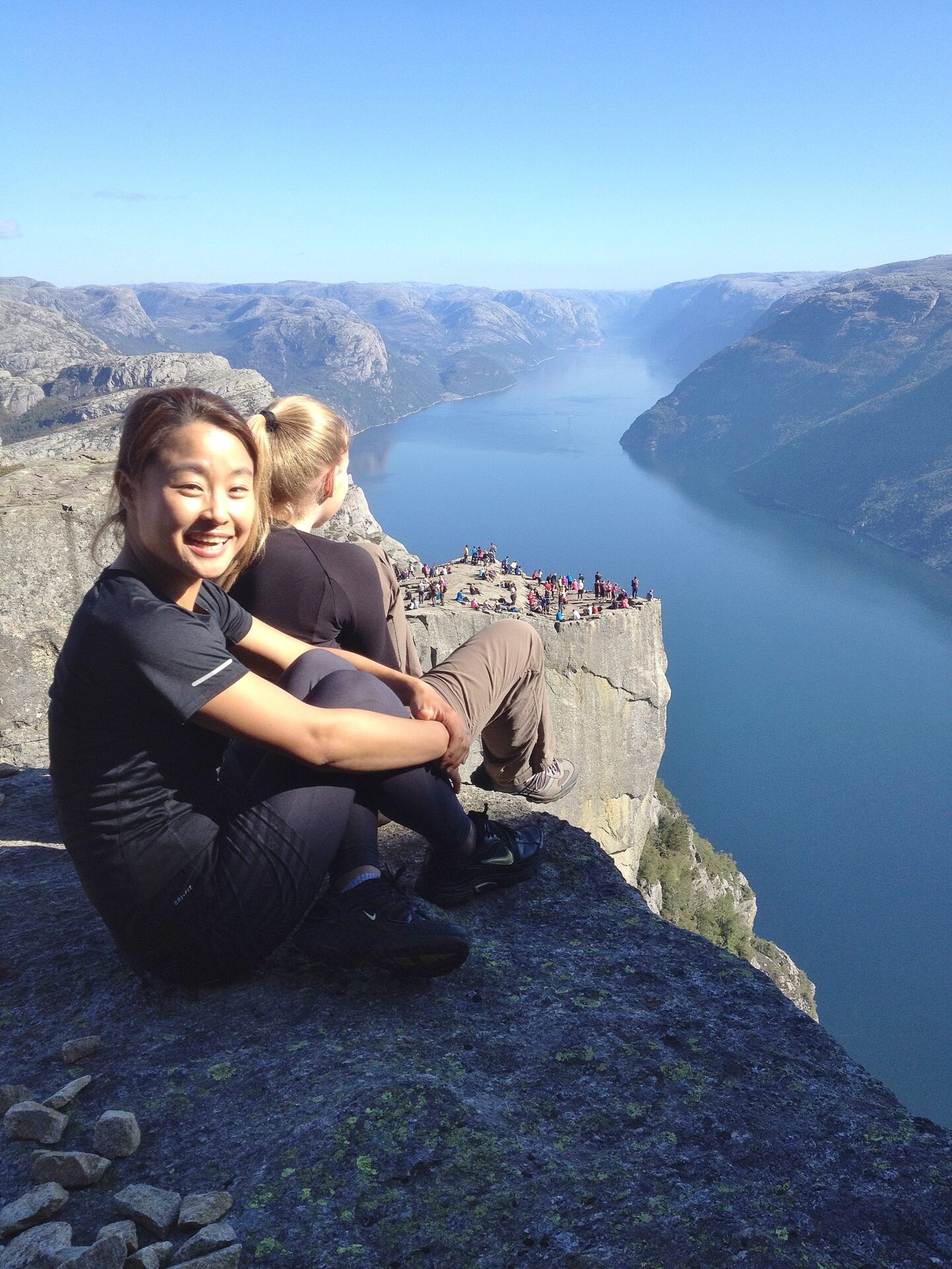 På toppen av Preikestolen