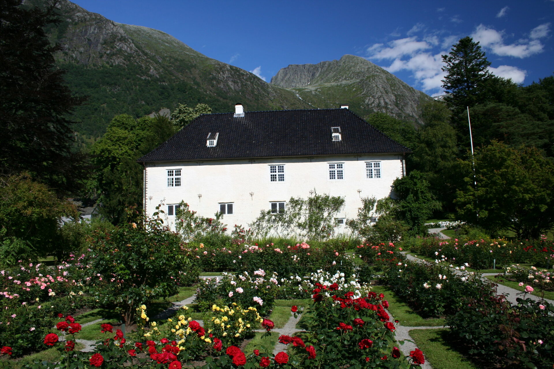 Baroniet i Rosendal, rosehagen