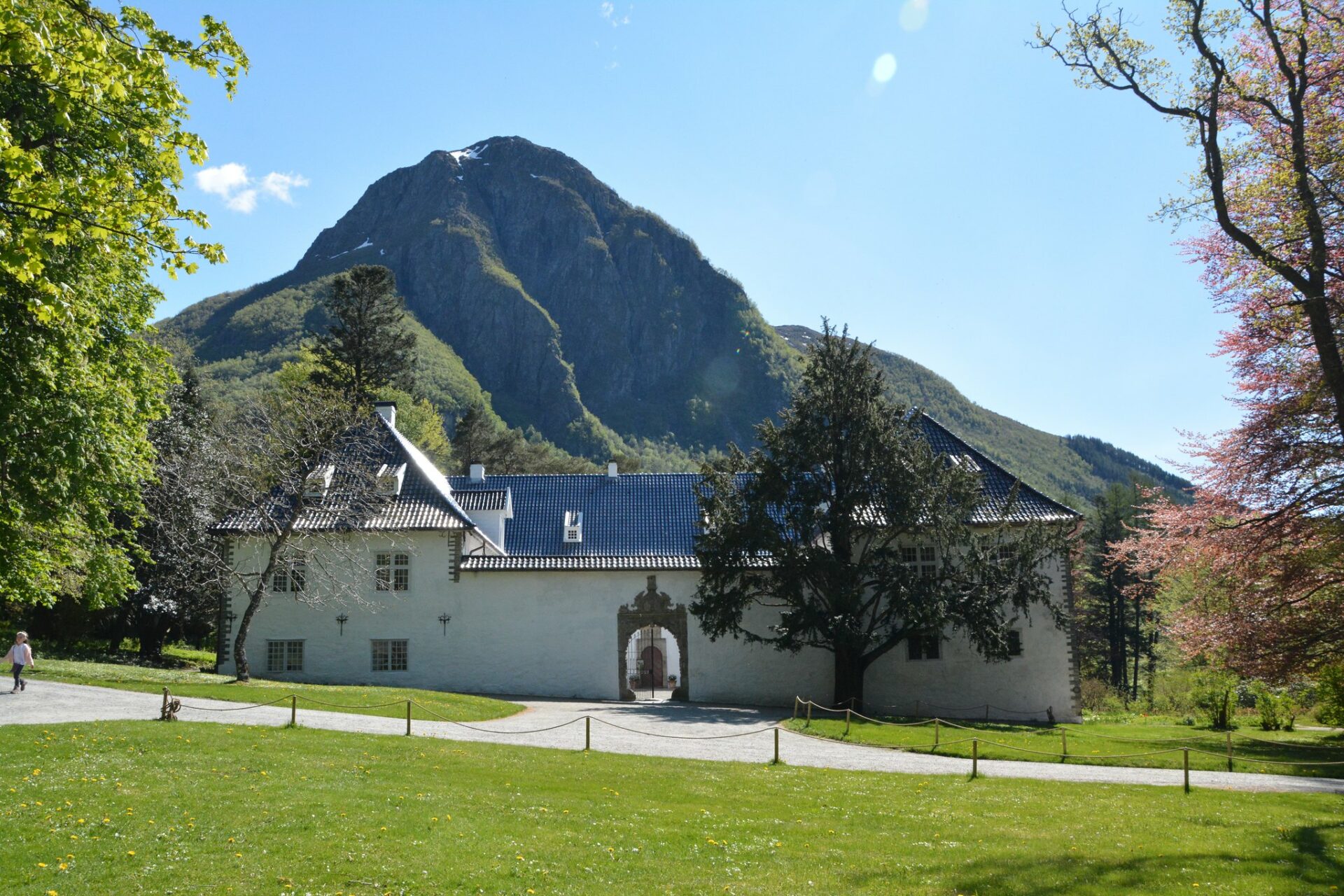Baroniet i Rosendal, inngang